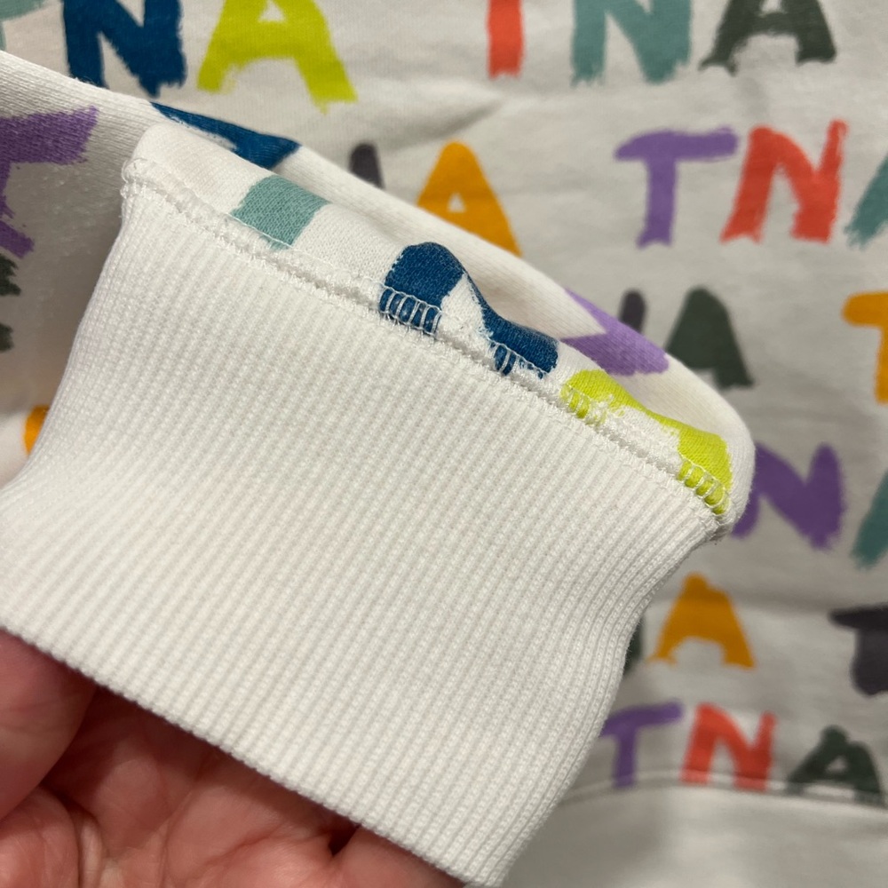 TNA Zippered Hoodie With Graphic Logo Print - Picture 13 of 16